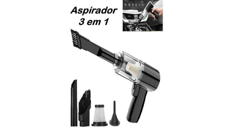 Aspirador portátil e pequeno para veículos