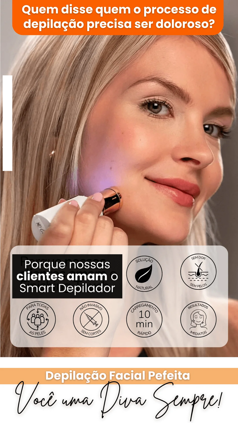 depilador portátil buço