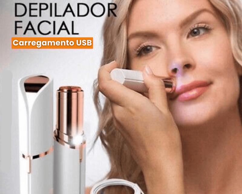 depilador facial portátil
