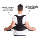 Corretor Postura Feminino Masculino Colete Alinhador Coluna