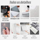 Kit 10 Placas Adesivas Clara Mármore 3D Auto Colante 60X30