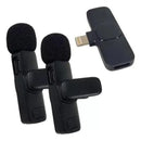 Microfone Sem Fio Duplo Lapela Para Iphone