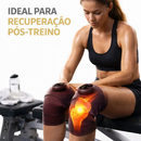 Joelheira elétrica com aquecimento e alívio de vibração para recuperação e conforto