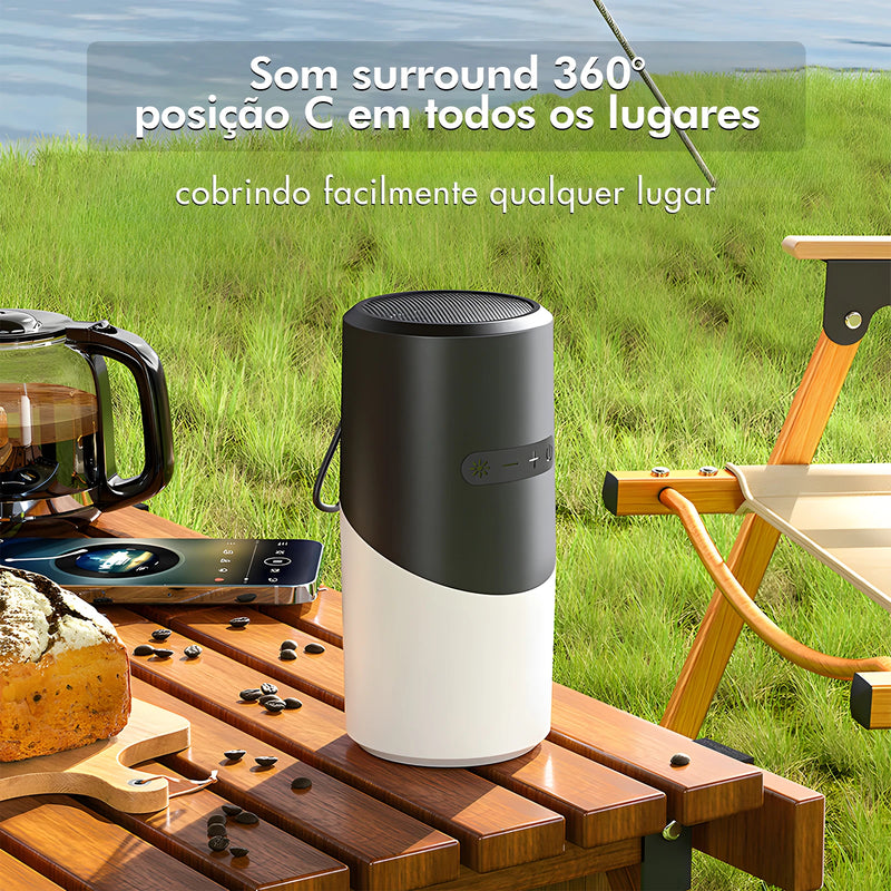 Super caixinha de som bluetooth 5.3  IPX5 à prova de água, poeiras e choques elétricos