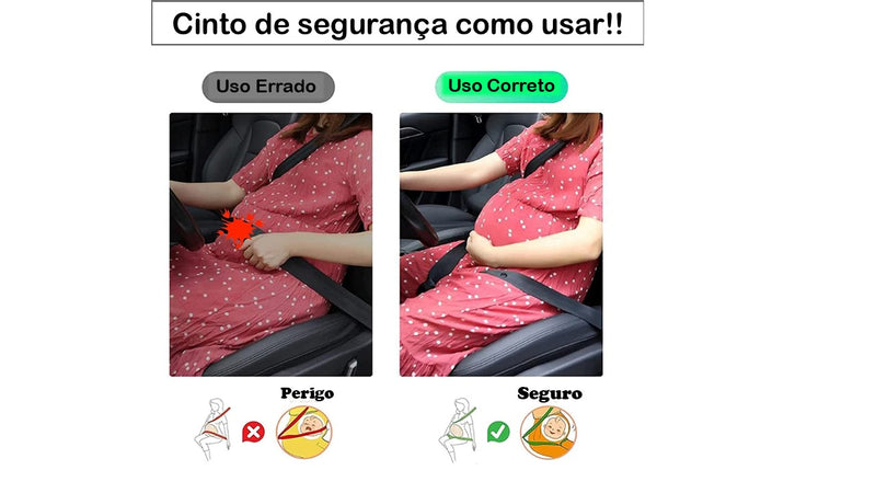 Cinto de proteção abdominal para mulheres grávidas