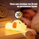 Luminária Abajur de Cachorro Touch Muda De Cor