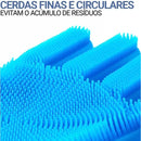 Luvas Silicone Com Cerdas Limpeza Multiuso