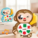 Teclado Piano Musical Infantil Sons Fazenda Brinquedo Macaco