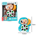 Teclado Piano Musical Infantil Sons Fazenda Brinquedo Macaco