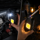 Isqueiro Elétrico Recarregável Usb Lanterna Led Eletrônico
