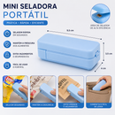 Mini Seladora Manual Portátil Sacos Plásticos Pilha Alimento