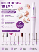 Lixa De Unha Elétrica 10 Em 1 Manicure E Pedicure
