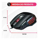 Mouse Gamer USB com 7 Botoes 2400dpi Led Ergonomico