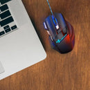 Mouse Gamer USB com 7 Botoes 2400dpi Led Ergonomico
