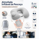 Almofada De Viagem Inflável Dobrável Portátil Prática