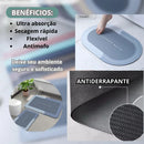 Tapete Antiderrapante Redondo Para Banheiro Cozinha