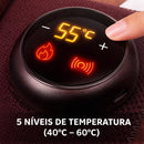 Joelheira elétrica com aquecimento e alívio de vibração para recuperação e conforto